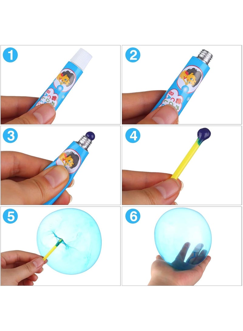 MAKINGTEC 20PCS Blow Plastic Bubbles Toy Set, Large Bubble Balloons Bubble Blowing Products Collection Kid-Friendly Bubble Blowing Toys for Kids Outside Party Birthday Gift Toddler Outdoor Toys - Image 3